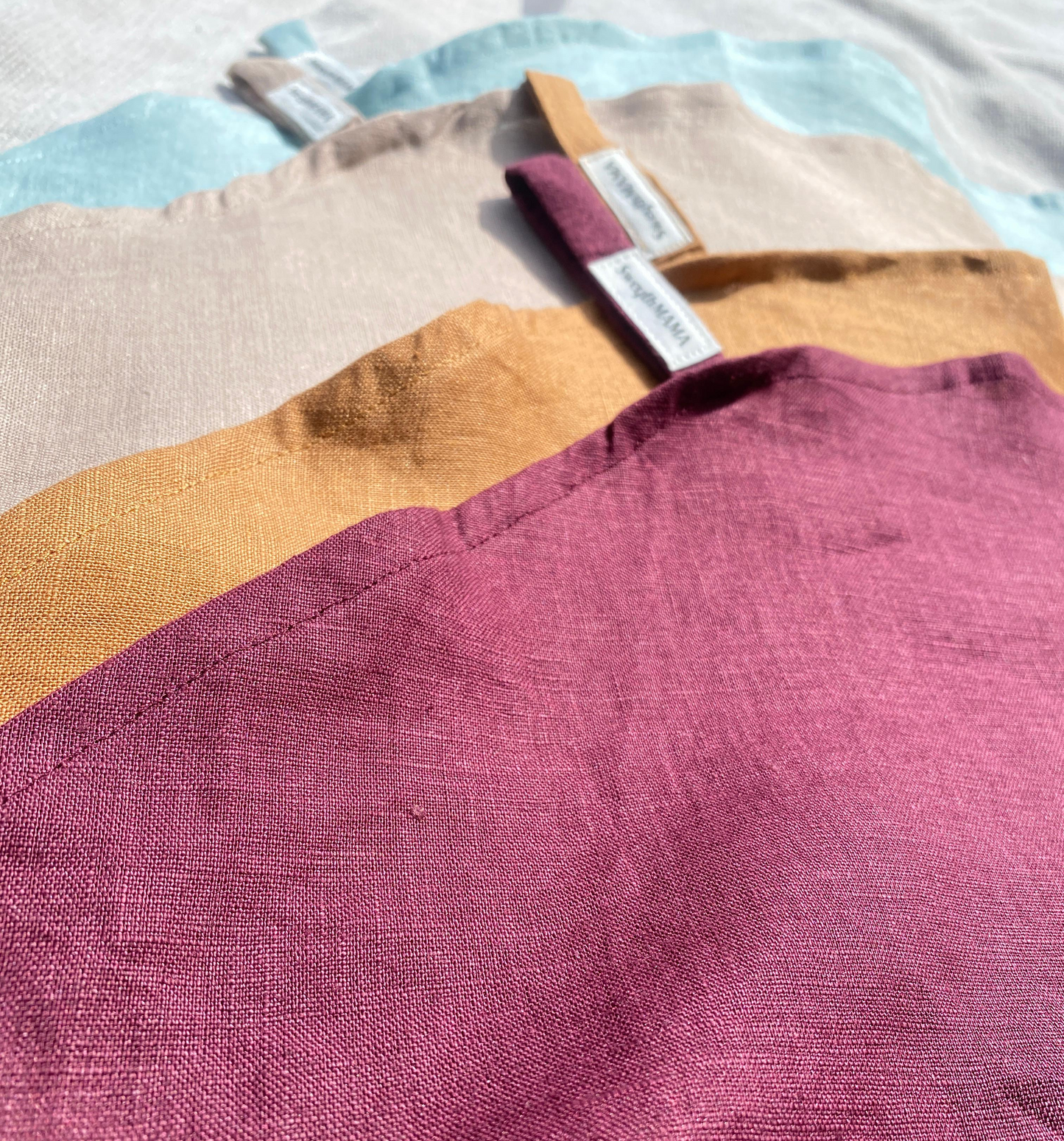 Small Linen Nursing Covers